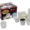 Simple Cup Disposable K-Cup Lids, Cups, Filters – 50 Ct. Set